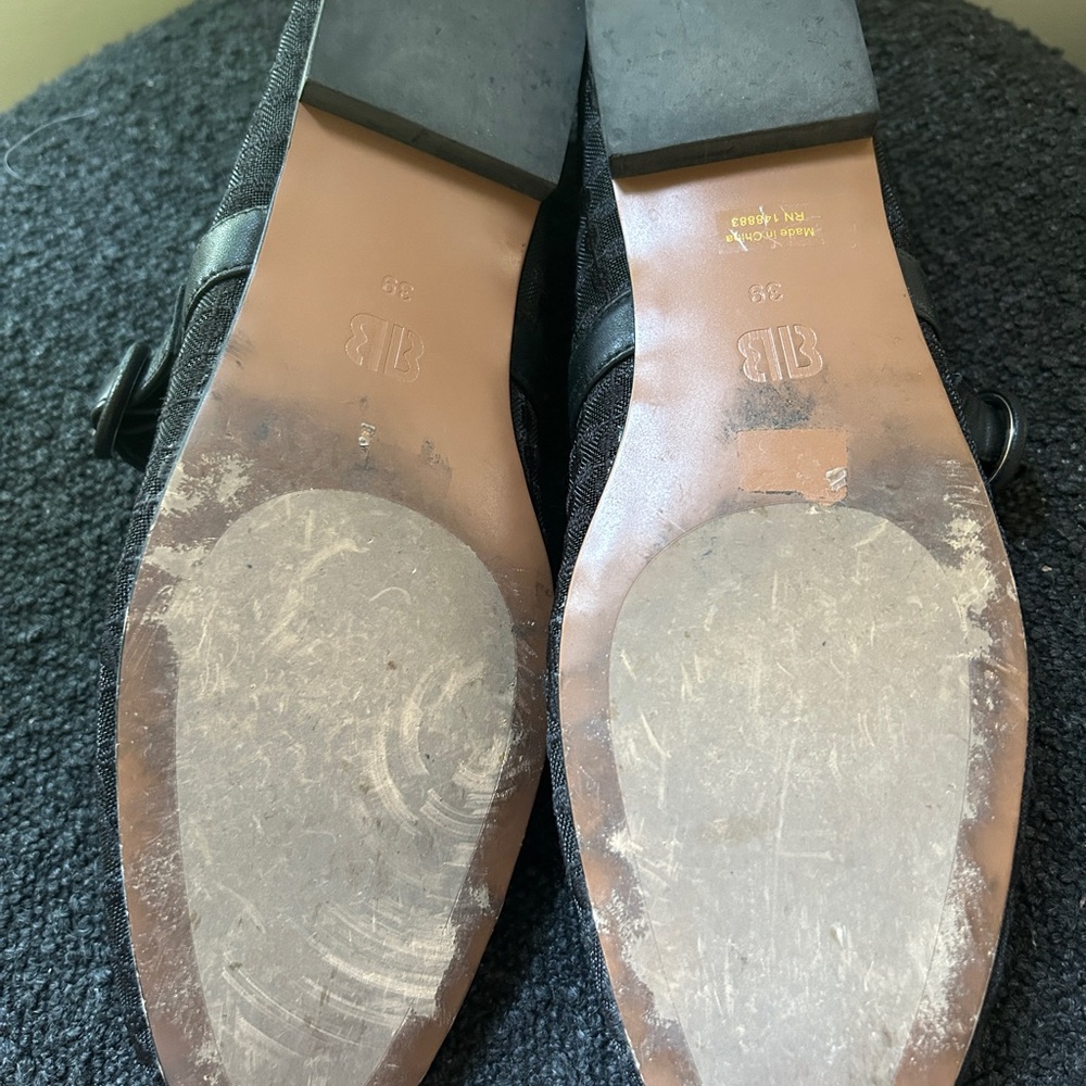 BIBI LOU: Anthropologie Black Mesh Ballet Flats EUC - Picture 8 of 10